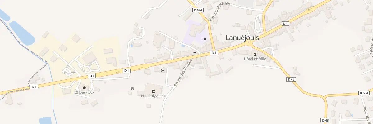 Plan du 16 Av du Rouergue à Lanuéjouls