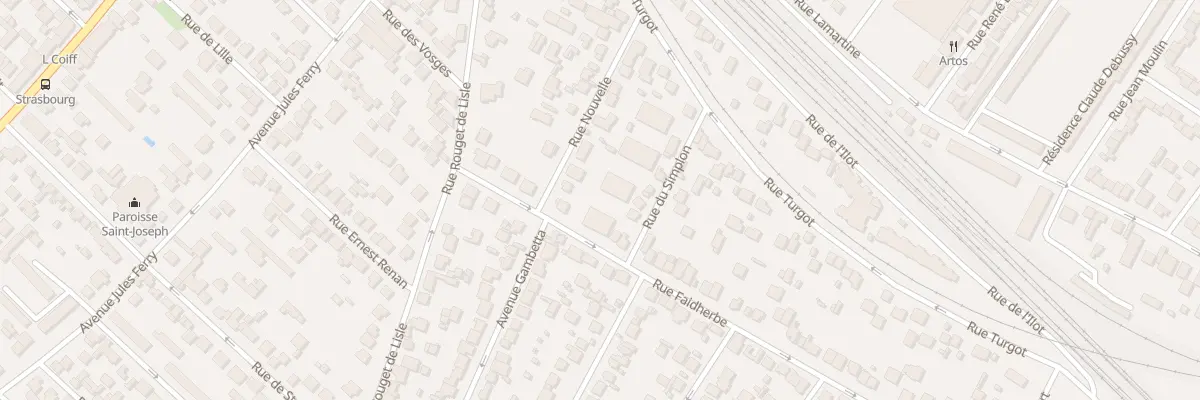 Plan du 23 Rue Faidherbe à Sartrouville