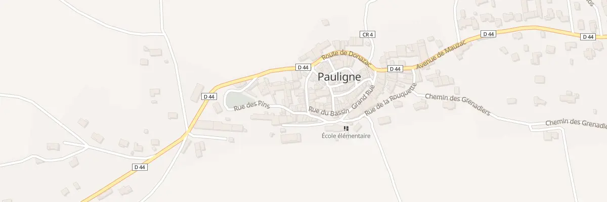 Plan du 94 Le Village à Pauligne