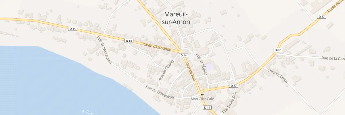 Plan du 1 Rte d’Issoudun à Mareuil-sur-Arnon