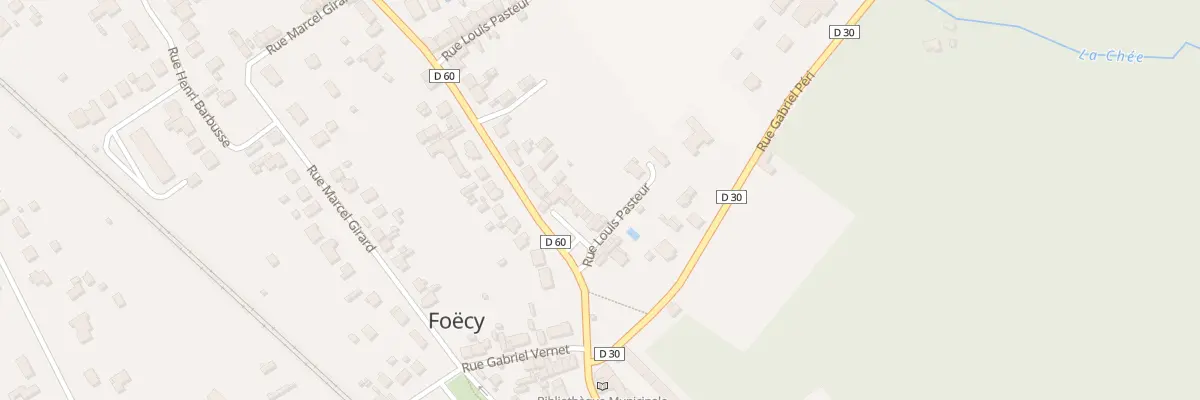 Plan du 10 Rue Louis Pasteur à Foëcy