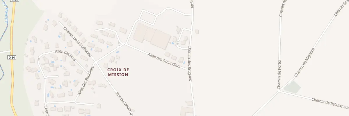 Plan du 7 All des Amandiers à Raissac-sur-Lampy