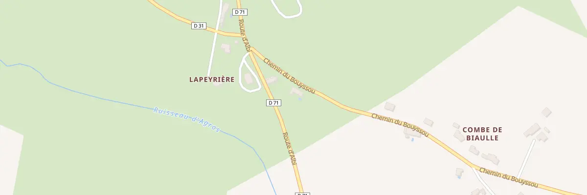 Plan du 5392 Bourdou à Lamillarié