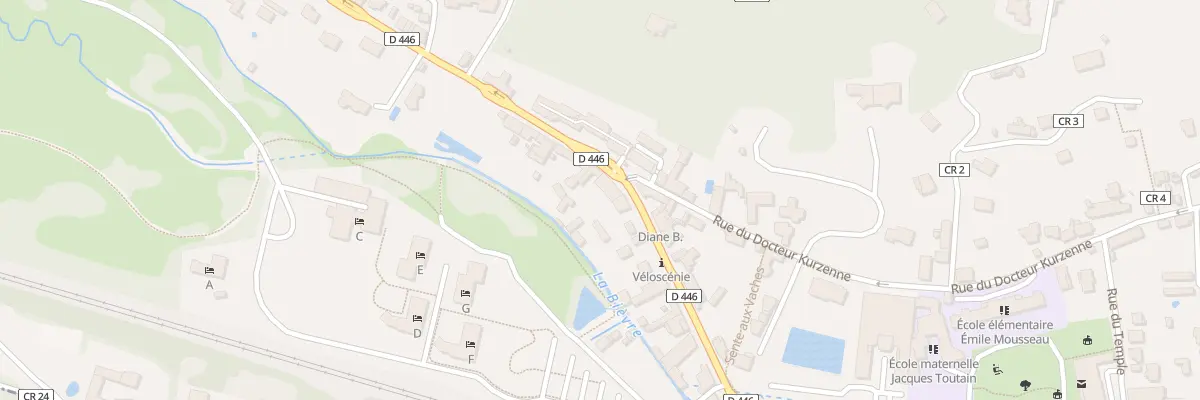 Plan du 1 Rue Charles de Gaulle à Jouy-en-Josas