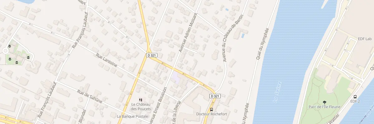 Plan du 24 Rue du Docteur Rochefort à Chatou
