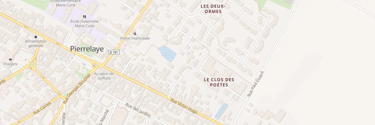 Plan du 14B Rue Victor Hugo à Pierrelaye