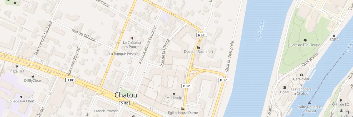 Plan du 6 Rue de la Liberté à Chatou