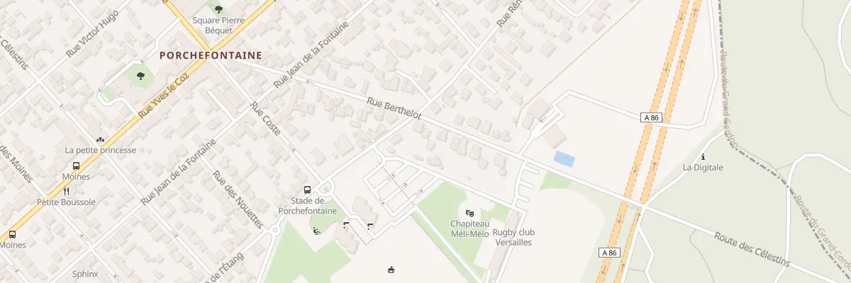 Plan du 26 Rue Berthelot à Versailles