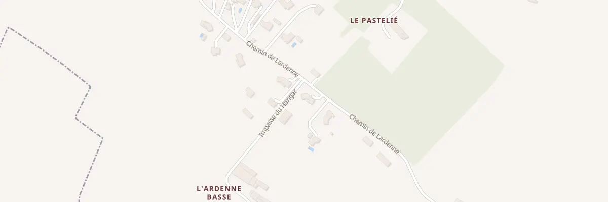 Plan du 406 Che de Lardenne à Viviers-lès-Montagnes