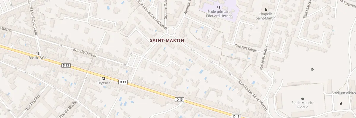 Plan du 14 Rue Louis Rascol à Albi