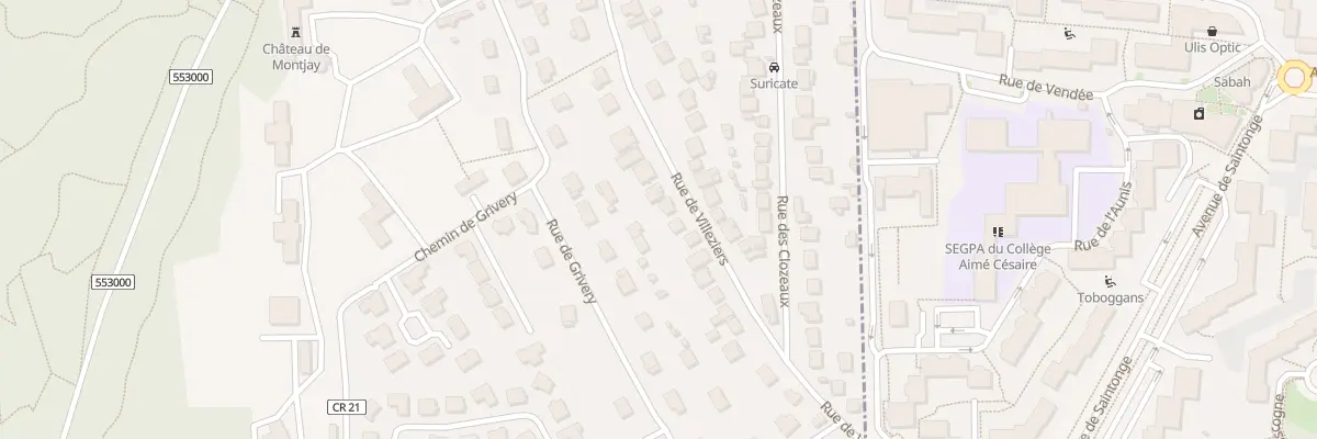 Plan du 18 Rue de Villeziers à Bures-sur-Yvette