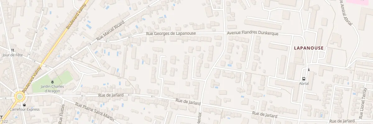 Plan du 11 Imp du Docteur S Bompunt à Albi