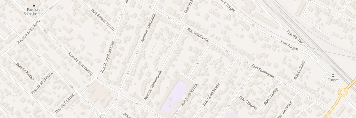 Plan du 9 Av Rembrandt à Sartrouville