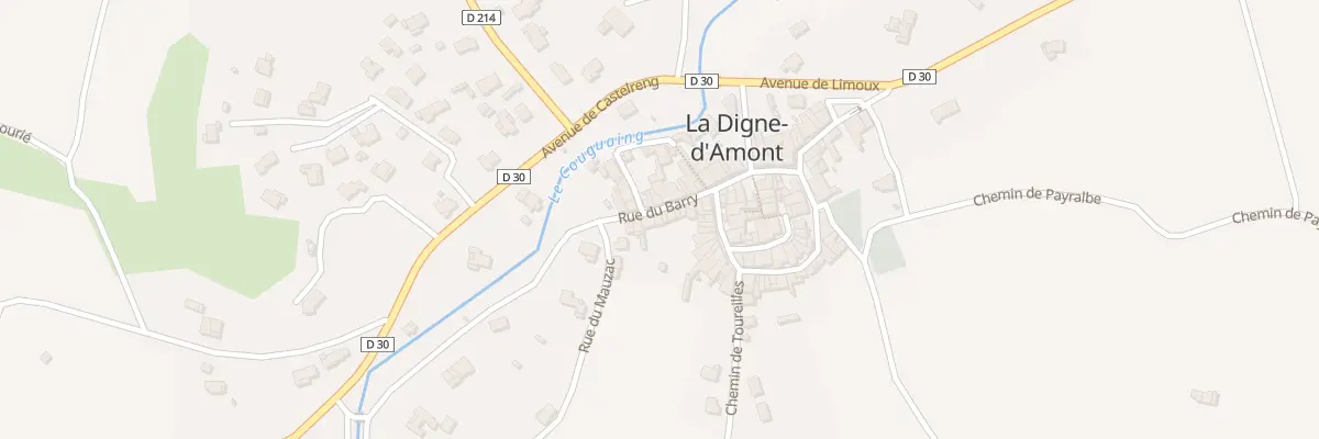 Plan du 50 Le Village à La Digne-d’Amont