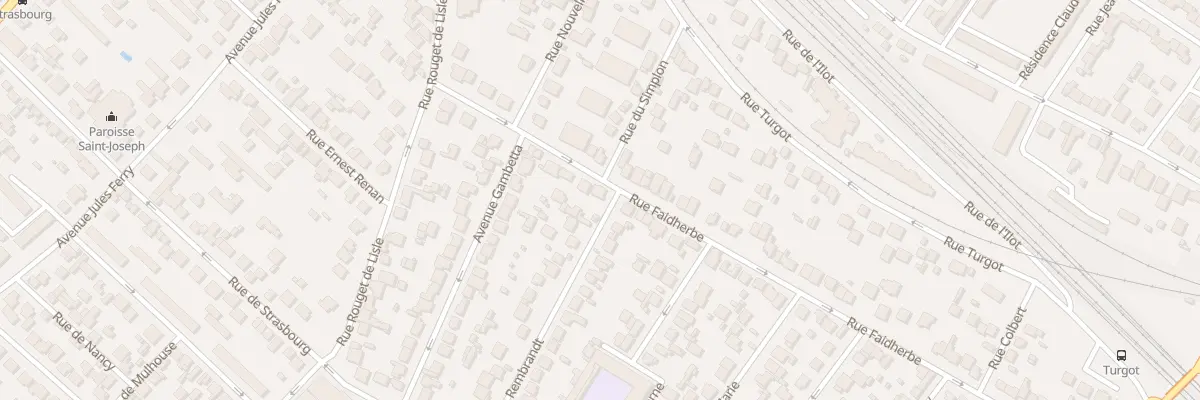 Plan du 20 Rue Faidherbe à Sartrouville