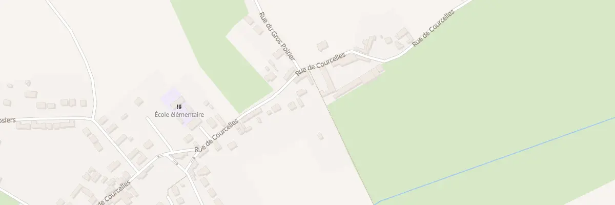 Plan du 7 Rue de Courcelles à Abbecourt