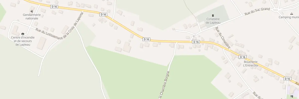Plan du 41 Av des Pradelles à Lapleau