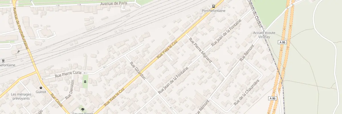 Plan du 45 Rue Yves le Coz à Versailles