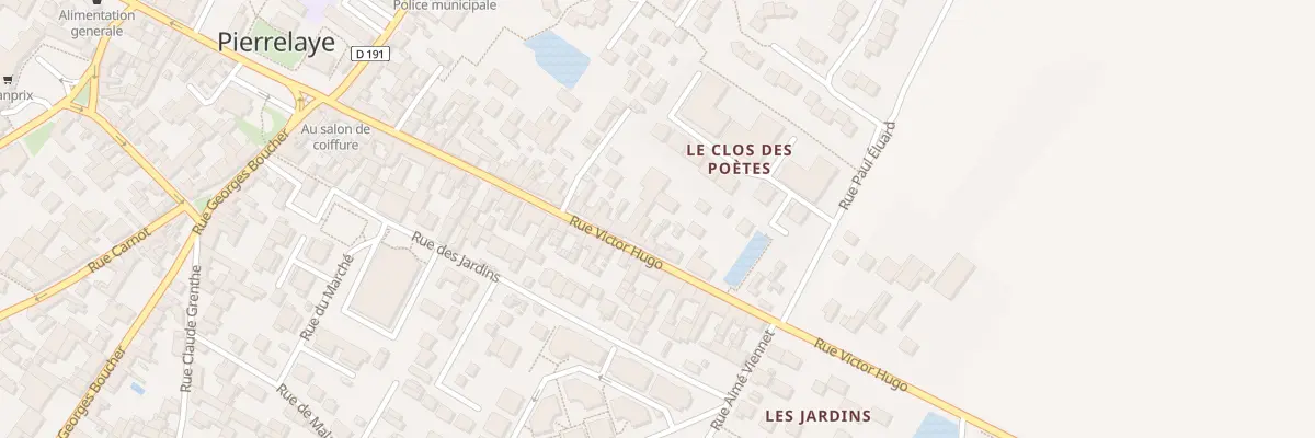 Plan du 8 Rue Victor Hugo à Pierrelaye