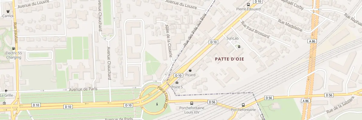 Plan du 238 Av du Général Leclerc à Viroflay