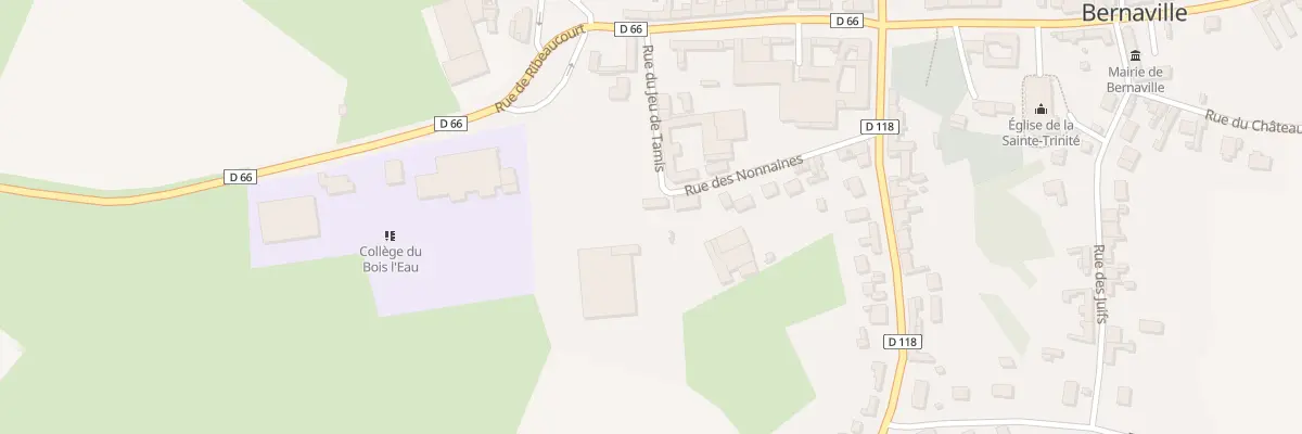 Plan du 17 Rue des Nonaines à Bernaville