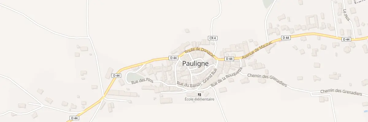 Plan du 1 Rue du Cers à Pauligne