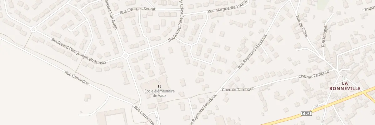 Plan du 6 Rue Claude Chappe à Méry-sur-Oise