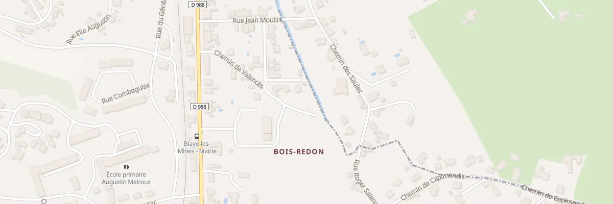 Plan du 17 Rue Léon Jouhaux à Blaye-les-Mines