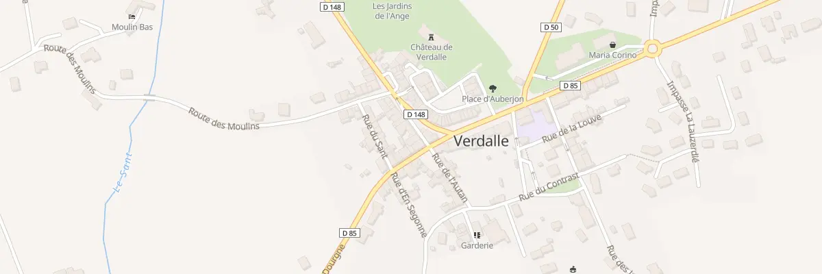 Plan du 5 All de Soucil à Verdalle