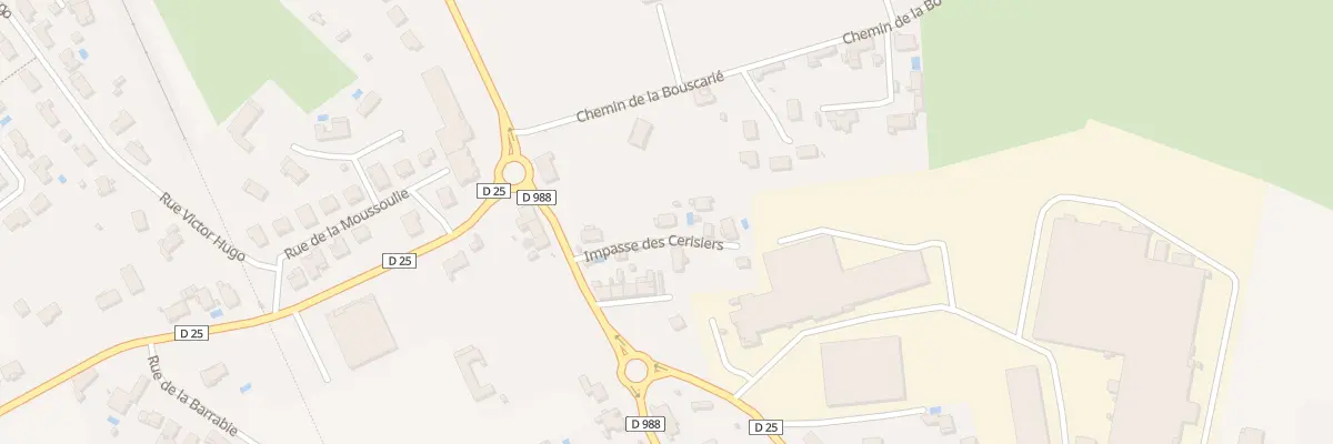 Plan du 7 Imp des Cerisiers au Garric