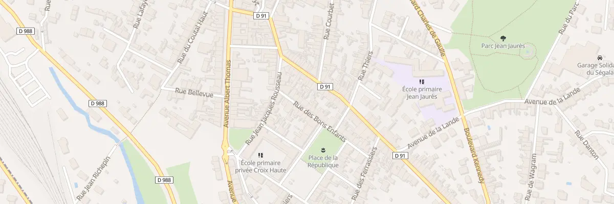 Plan du 5 Rue des Bons Enfants à Carmaux