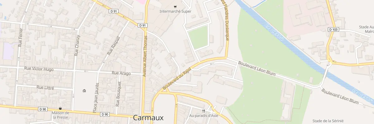 Plan du 15 Bd du Rajol à Carmaux