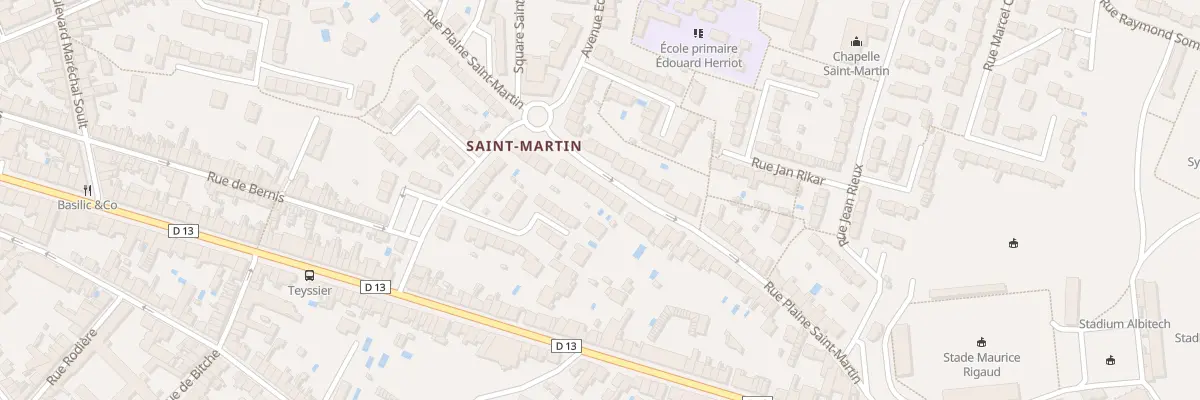 Plan du 108 Rue Plaine Saint-Martin à Albi