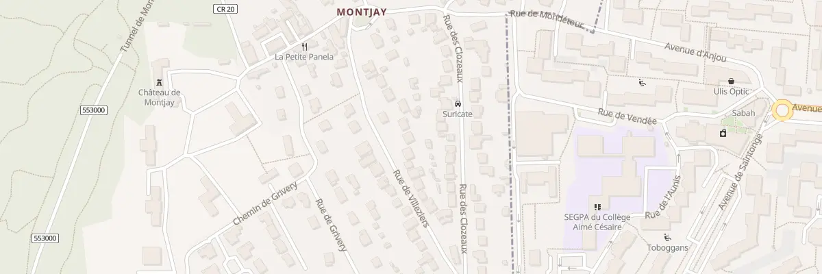 Plan du 13 Rue de Villeziers à Bures-sur-Yvette