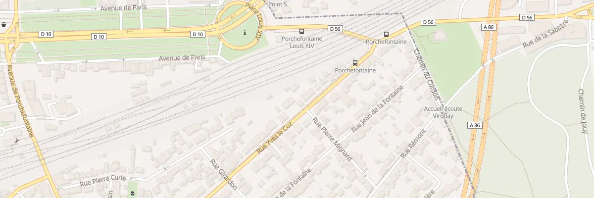 Plan du 20 Rue Yves le Coz à Versailles