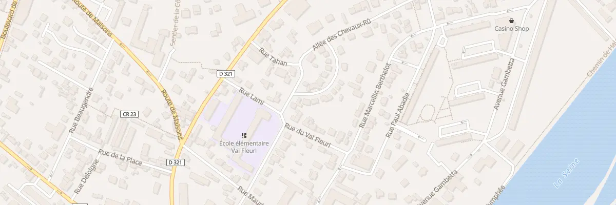 Plan du 2 Rue du Clos du Verger à Chatou