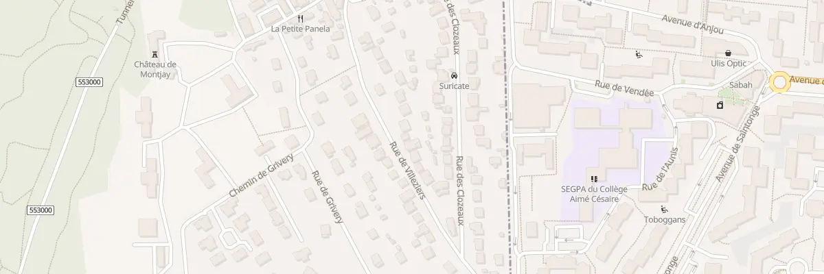 Plan du 15 Rue de Villeziers à Bures-sur-Yvette