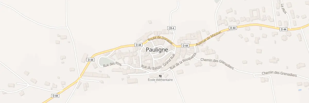 Plan du 6 Le Village à Pauligne