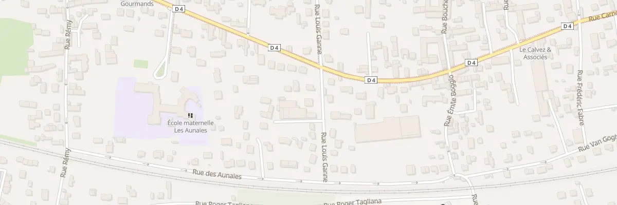 Plan du 13 Rue Louis Ganne à Auvers-sur-Oise
