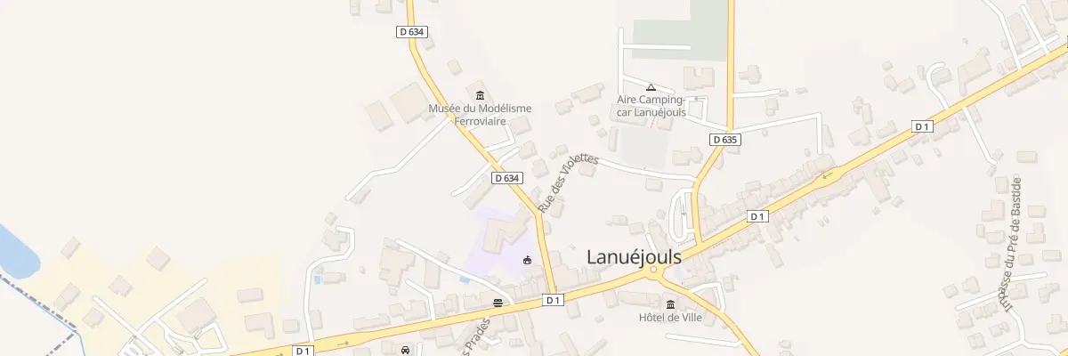 Plan du 33 Rue des Violettes à Lanuéjouls