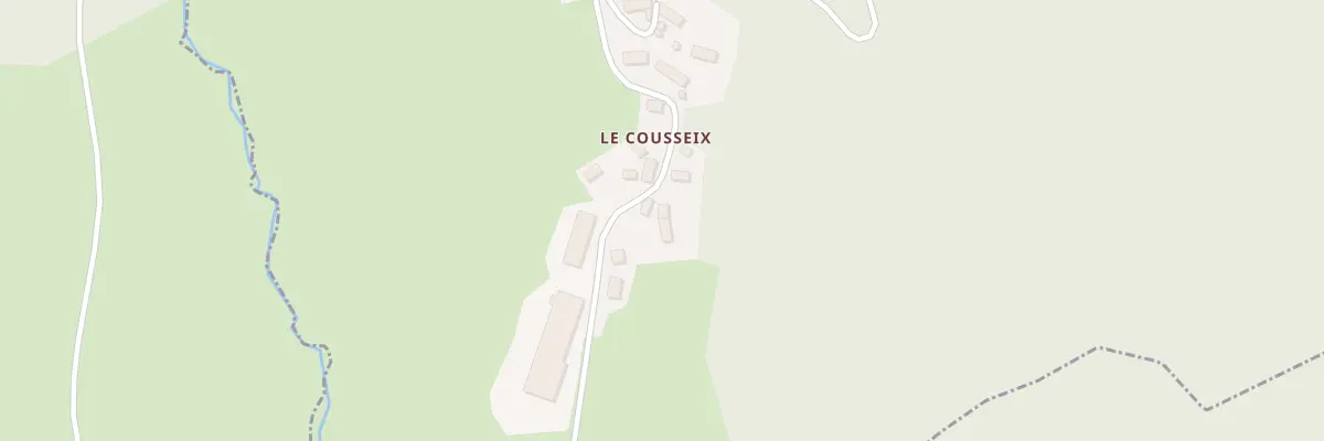 Plan du 5219 Le Cousseix à Croze