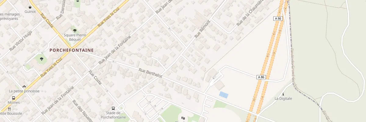 Plan du 41B Rue Rémont à Versailles