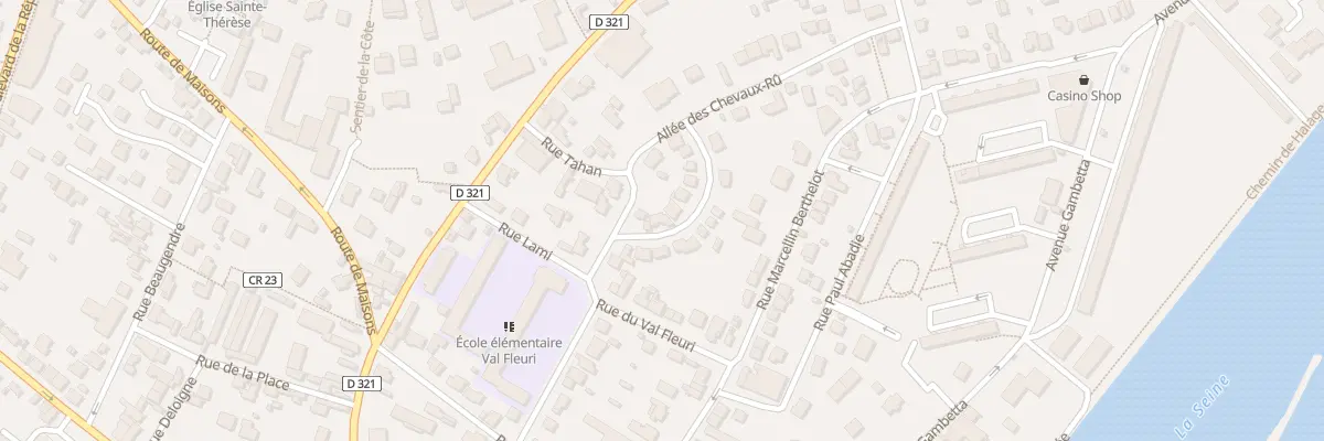 Plan du 3 Rue du Clos du Verger à Chatou