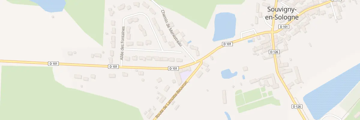 Plan du 18 All des Fontaines à Souvigny-en-Sologne
