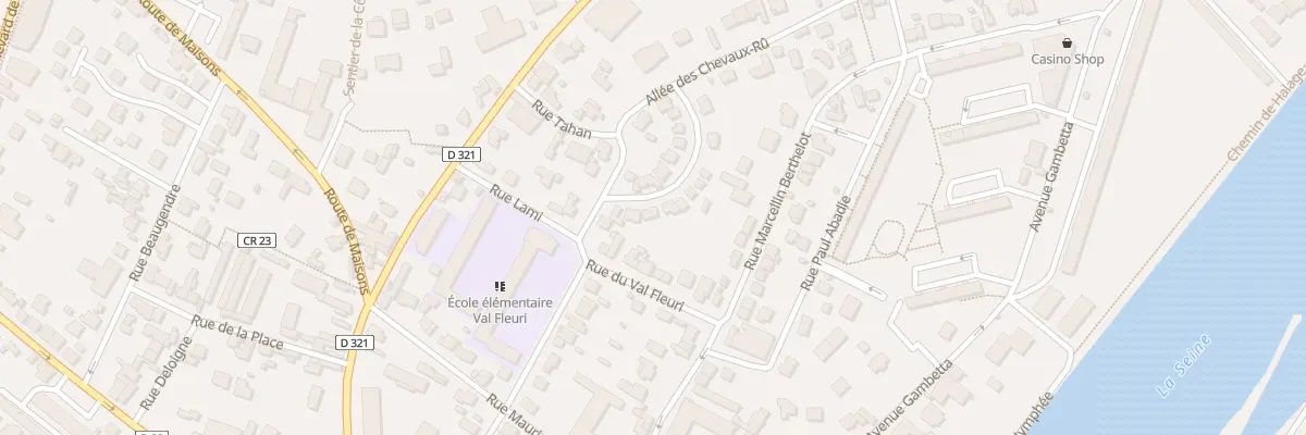 Plan du 4 Rue du Clos du Verger à Chatou