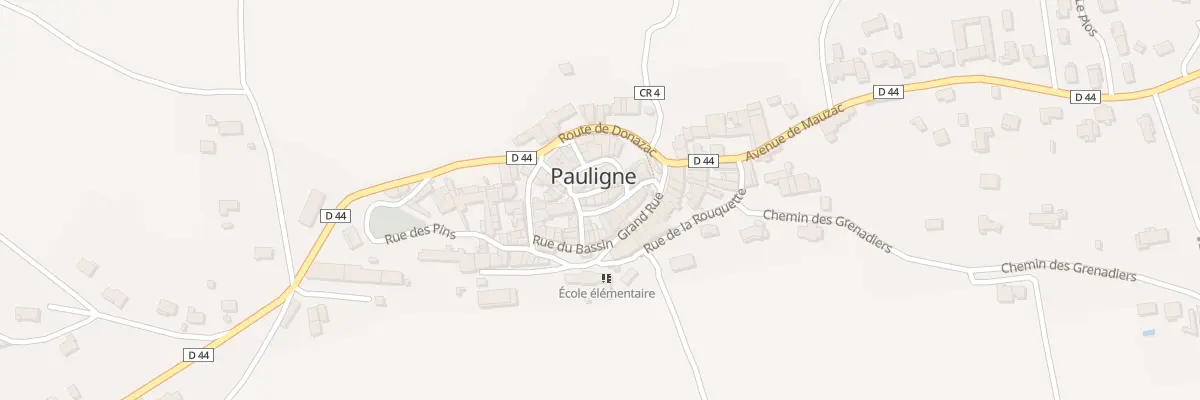 Plan du 3 Le Village à Pauligne