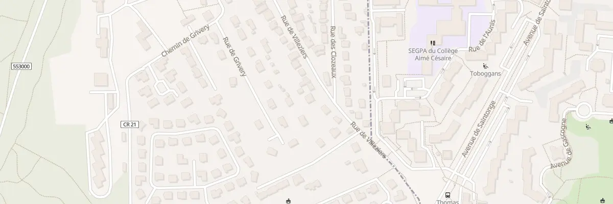 Plan du 34 Rue de Villeziers à Bures-sur-Yvette