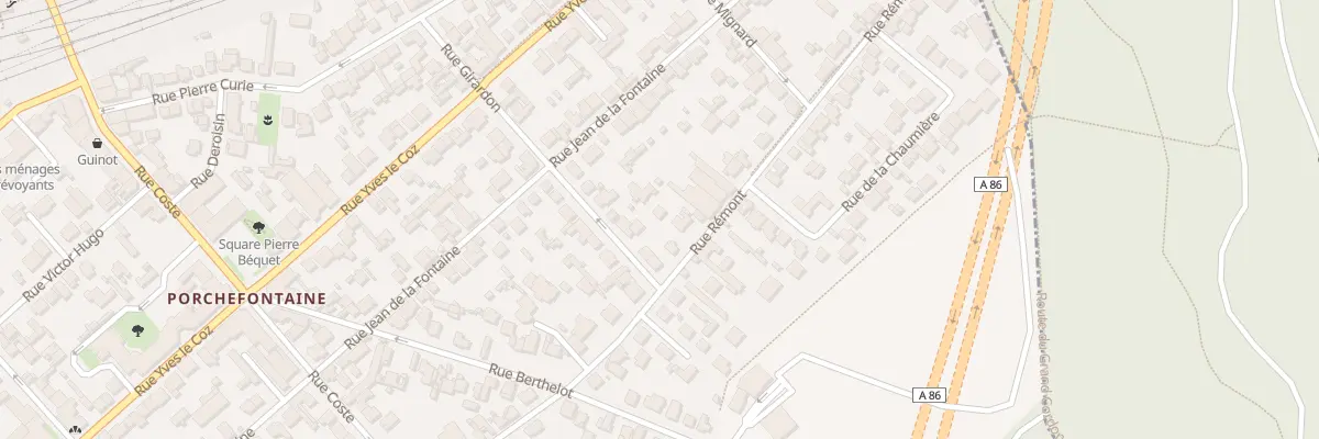 Plan du 42B Rue Rémont à Versailles