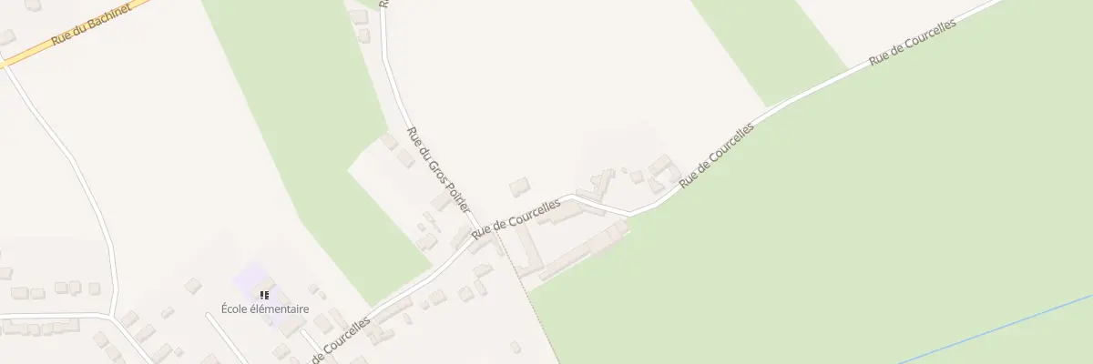 Plan du 12A Rue de Courcelles à Abbecourt