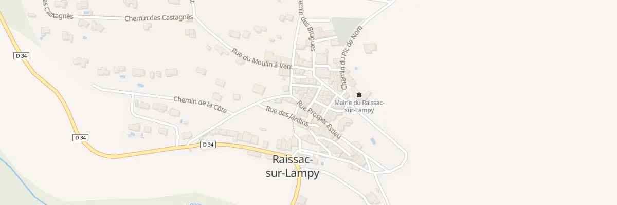 Plan du 8 Rue de l’Abreuvoir à Raissac-sur-Lampy